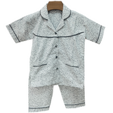 Grey Cotton Night Suit